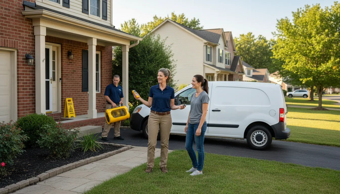 Water restoration image for Flood Water Cleanup, Removal And Restoration Services in Niles, MI